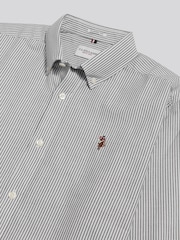 U.S. Polo Assn. Green Oxford Stripe Shirt - Image 6 of 7
