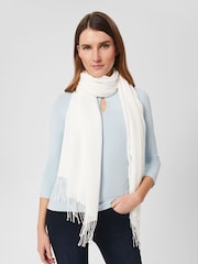 Hobbs Cream Matilda Scarf - Image 1 of 4