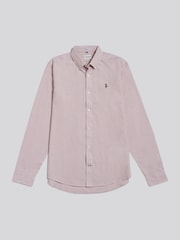 U.S. Polo Assn. Brown Oxford Stripe Shirt - Image 1 of 3