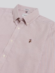 U.S. Polo Assn. Brown Oxford Stripe Shirt - Image 3 of 3