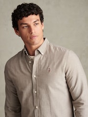 U.S. Polo Assn. Brown Peached Oxford Shirt - Image 2 of 7