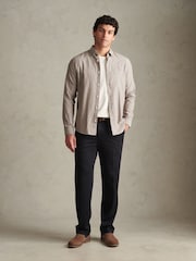 U.S. Polo Assn. Brown Peached Oxford Shirt - Image 3 of 7