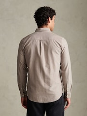 U.S. Polo Assn. Brown Peached Oxford Shirt - Image 4 of 7