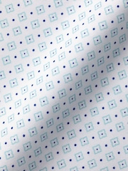Charles Tyrwhitt Slim Fit Motif Non-Iron Print 100% Cotton Jeans - Изображение 6 из 6