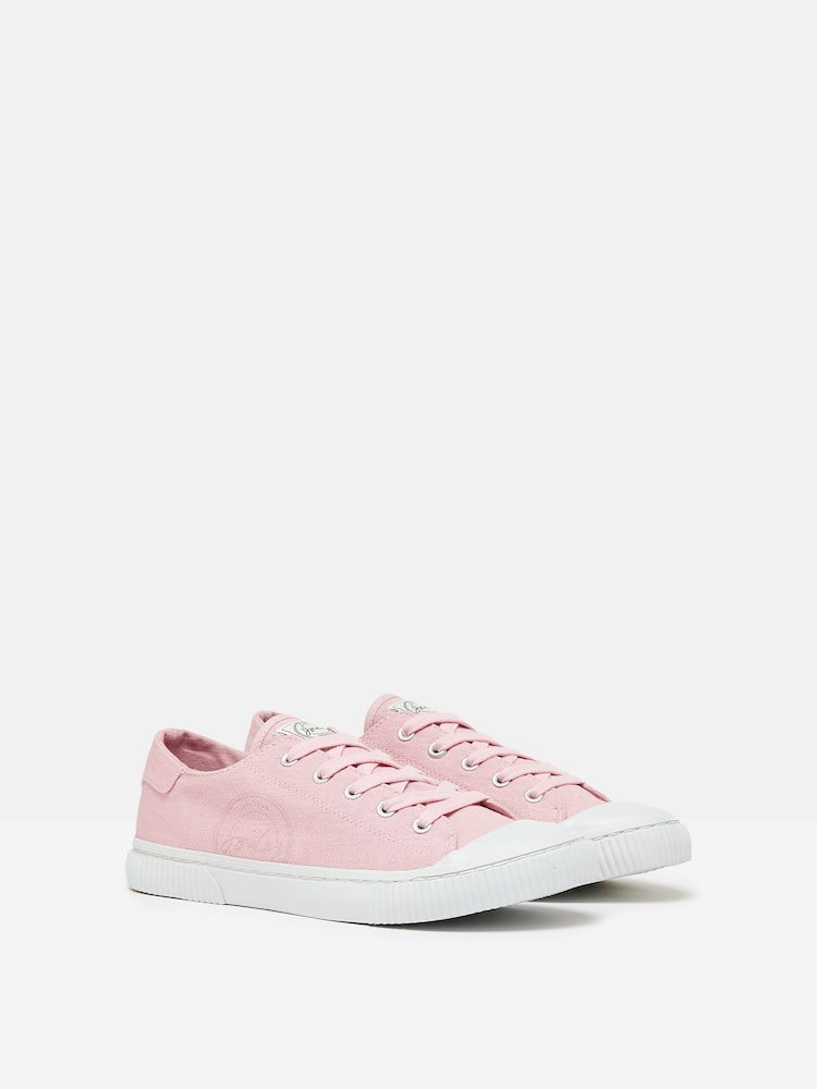 Joules Coast Pink Canvas Pumps - Image 2 of 7
