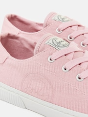 Joules Coast Pink Canvas Pumps - Image 6 of 7