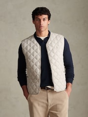 크림 - U.S. Polo Assn. 양파 퀼팅 질레 - 7의 이미지 1