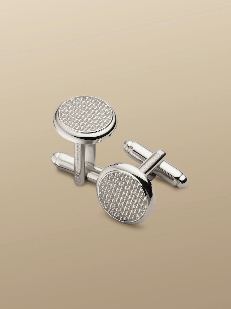 Charles Tyrwhitt Grey Enamel Cufflink Scarf - Image 2 of 2