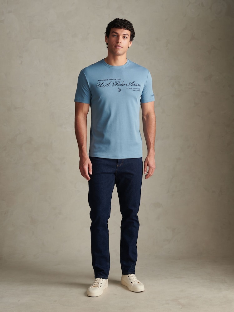 U.S. Polo Assn Premium Script Embroidered T-Shirt - Bild 5 av 5