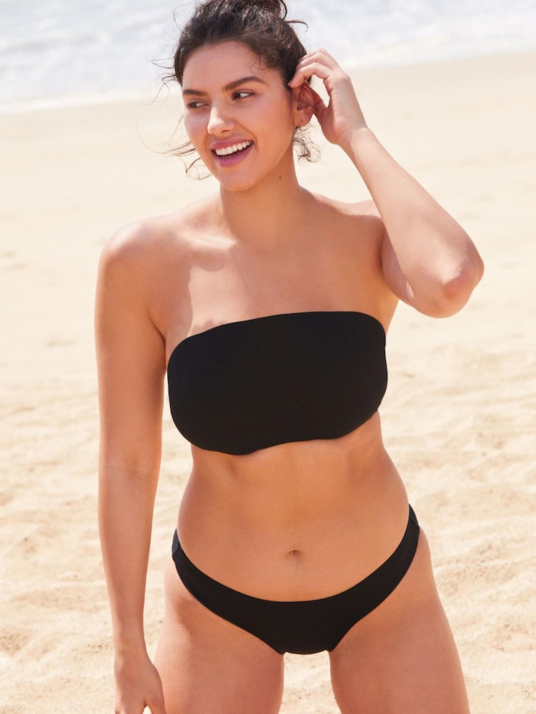 Black Bandeau Top Bella DD+ Bikini Top - Image 1 of 4