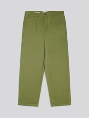 U.S. Polo Assn. Green Pleat Front Lightweight Chino Trousers - Image 1 of 4
