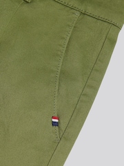 U.S. Polo Assn. Green Pleat Front Lightweight Chino Trousers - Image 3 of 4