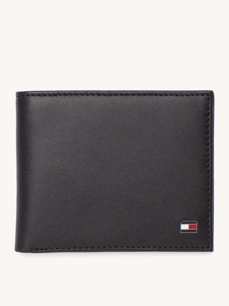 Tommy Hilfiger Black Mini Eton Wallet - Image 1 of 3