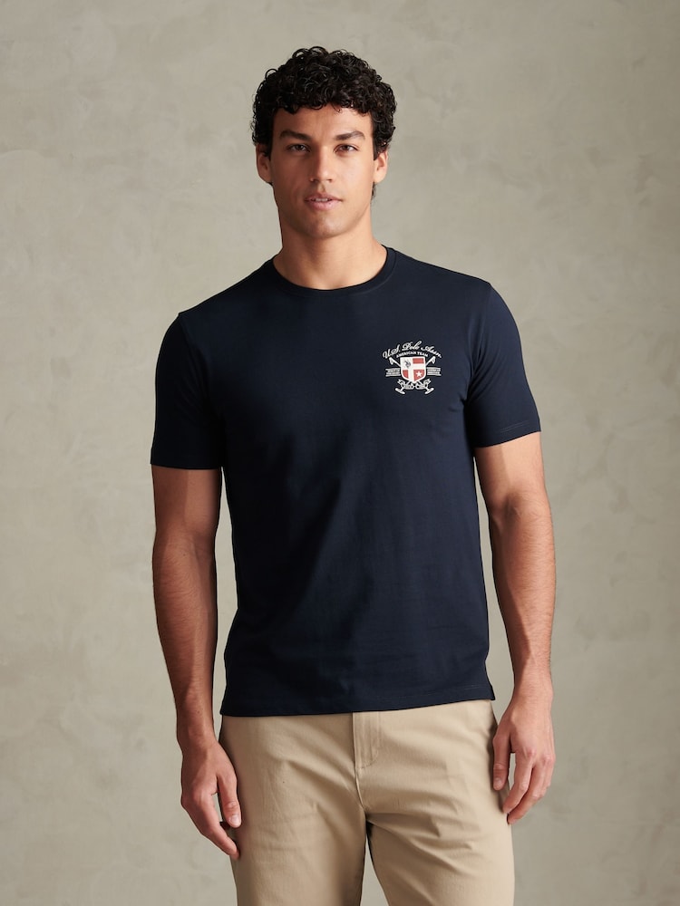 U.S. Polo Assn. Front & Back Crest Graphic T-Shirt - Bild 1 av 9