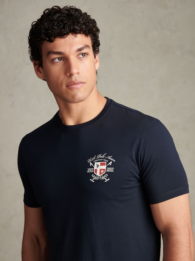 U.S. Polo Assn. Front & Back Crest Graphic T-Shirt - Bild 2 av 9