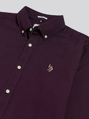 U.S. Polo Assn. Red Peached Oxford Shirt - Image 6 of 7