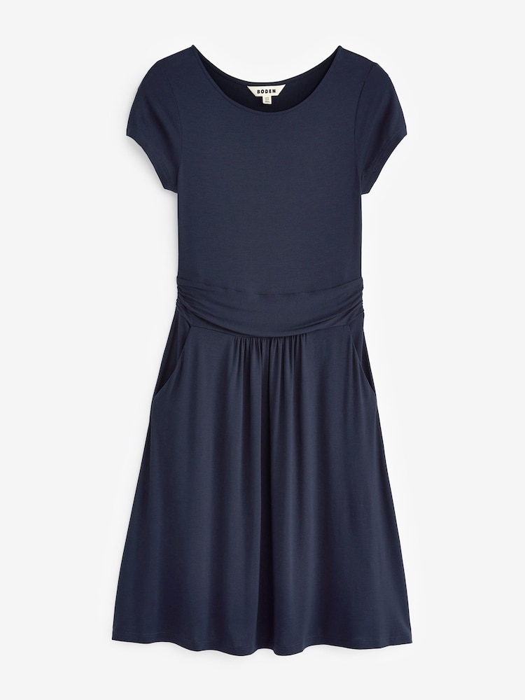 Boden Denim Navy Amelie Jersey Dress - Image 5 of 5