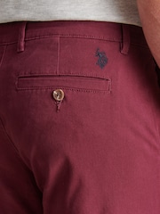 U.S. Polo Assn. Red Classic Chinos Trousers - Image 5 of 9
