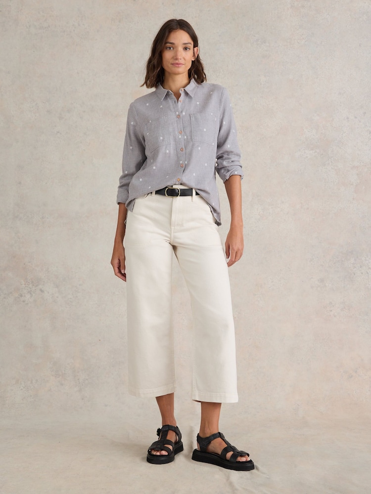 White Stuff Grey Sophie Shirt - Image 3 of 6