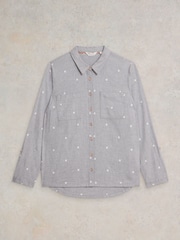 White Stuff Grey Sophie Shirt - Image 5 of 6