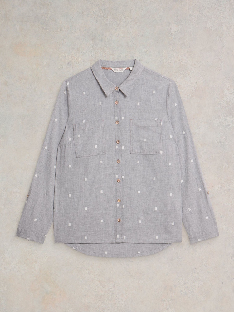 White Stuff Grey Sophie Shirt - Image 5 of 6