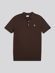 بني - قميص بولو قطن ممشط من U.S. Polo Assn. - صورة 5 من 6