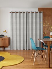 Orla Kiely Grey 100% Cotton Scribble Made To Measure Curtains - Image 2 of 9
