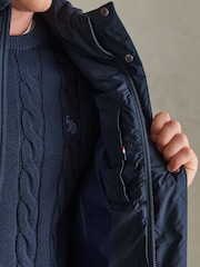U.S. Polo Assn. Blue Heavyweight Puffer Gilet - Image 5 of 8