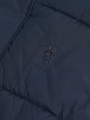 U.S. Polo Assn. Blue Heavyweight Puffer Gilet - Image 7 of 8