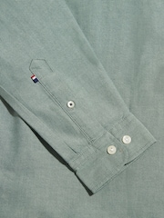 U.S. Polo Assn. Green Peached Oxford Shirt - Image 8 of 8