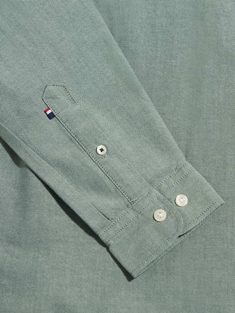 U.S. Polo Assn. Green Peached Oxford Shirt - Image 8 of 8 U.S. Polo Assn. Green Peached Oxford Shirt - Image 8 of 8