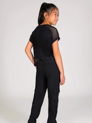 Pineapple Black Dance Girls Crop T-Shirt - Image 4 of 5