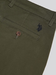 Grün - U.S. Polo Assn. Relaxed Fit Stretch Chinos - Bild 3 von 4