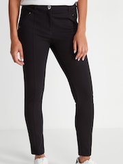 M&Co Petite Lift And Shape Black Trousers - Image 1 of 5