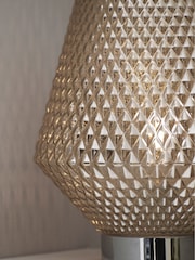 Champagne Gold Battery Operated Medium Tapered Ambient Lamp - Image 3 of 7