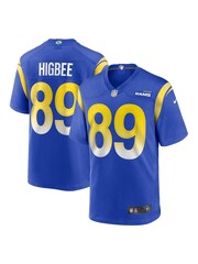 Fanatics Blue Los Angeles Rams Home Game Tyler Higbee Jersey Youth - Image 1 of 3