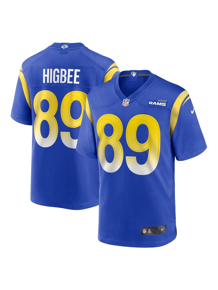 Fanatics Blue Los Angeles Rams Home Game Tyler Higbee Jersey Youth - Image 1 of 3
