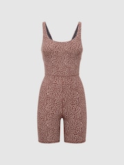 Reiss Brown Print Leo The Upside Bodysuit - Image 2 of 7