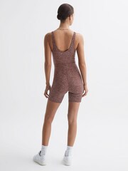 Reiss Brown Print Leo The Upside Bodysuit - Image 5 of 7