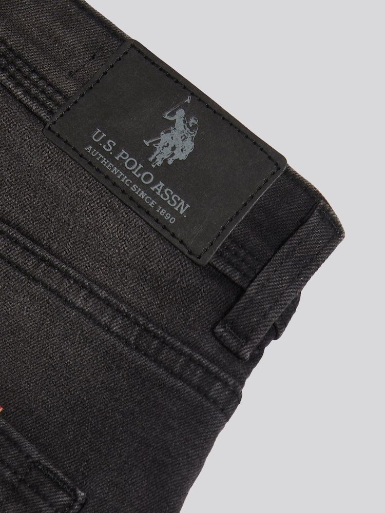 Svart - U.S. Polo Assn. Avslappet passform jeans - Bilde 4 av 4