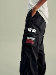Black NASA Cargo Trousers (3-16yrs) - Image 4 of 7