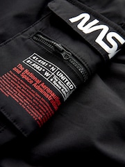 Black NASA Cargo Trousers (3-16yrs) - Image 7 of 7