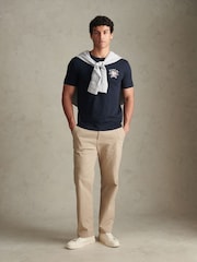 Cream - U.S. Polo Assn. Relaxed Fit Stretch Chinos - Bild 3 von 9