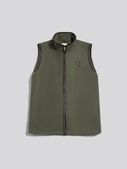 Zeleno - U.S. Polo Assn. Heritage Micro Fleece Prsluk - Slika 1 od 2