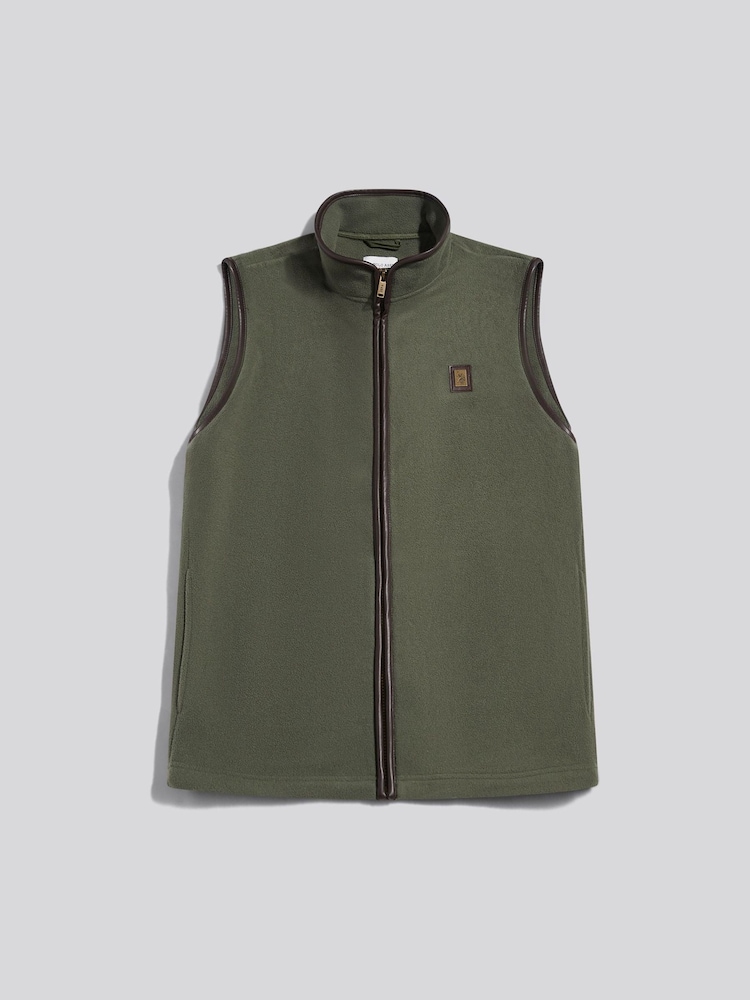 Zeleno - U.S. Polo Assn. Heritage Micro Fleece Prsluk - Slika 1 od 2 Zeleno - U.S. Polo Assn. Heritage Micro Fleece Prsluk - Slika 1 od 2