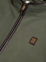 Zeleno - U.S. Polo Assn. Heritage Micro Fleece Prsluk - Slika 2 od 2