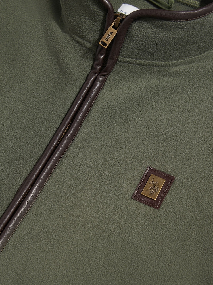 Zeleno - U.S. Polo Assn. Heritage Micro Fleece Prsluk - Slika 2 od 2 Zeleno - U.S. Polo Assn. Heritage Micro Fleece Prsluk - Slika 2 od 2
