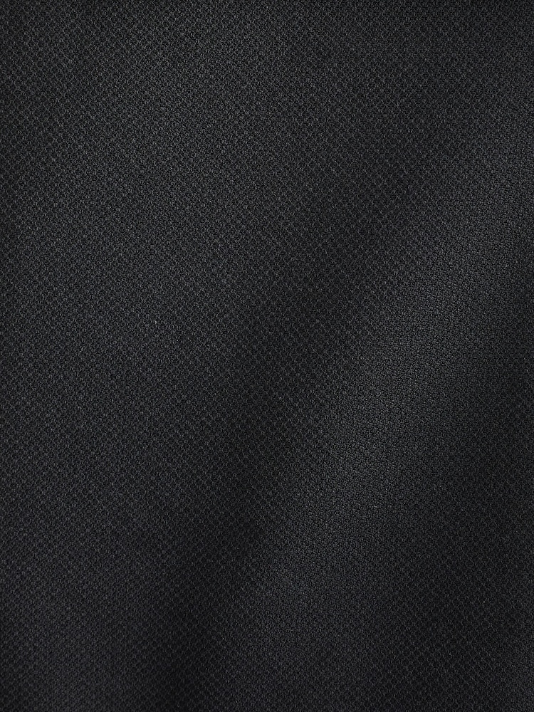 Schwarz - Schmale Passform - Strukturierte Anzugjacke - Image 7 of 10