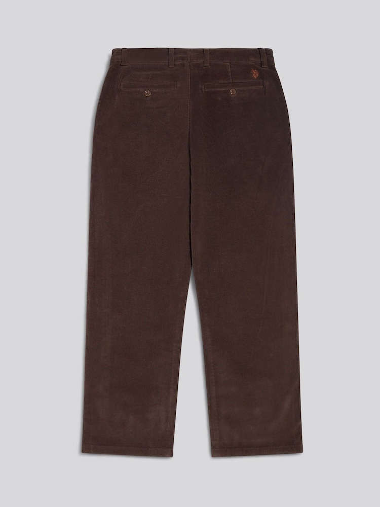 U.S. Polo Assn. Relaxed Stretch Corduroy Chinos Trousers - Εικόνα 2 από 5