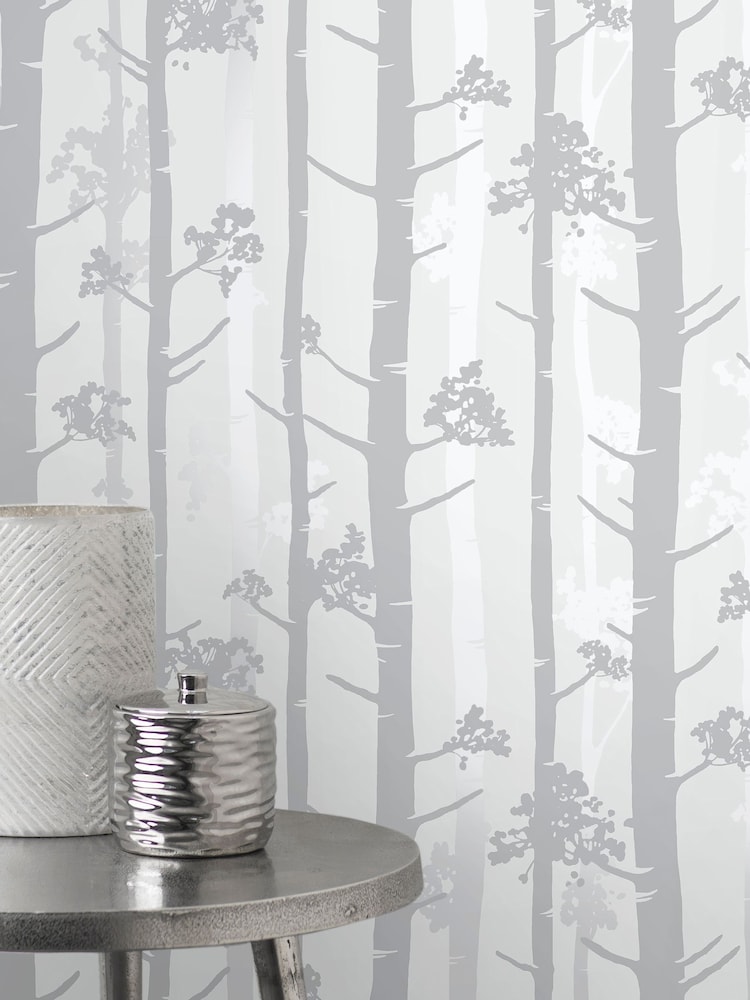 Urban Walls Natural Birch Tree Wallpaper - Image 1 of 4